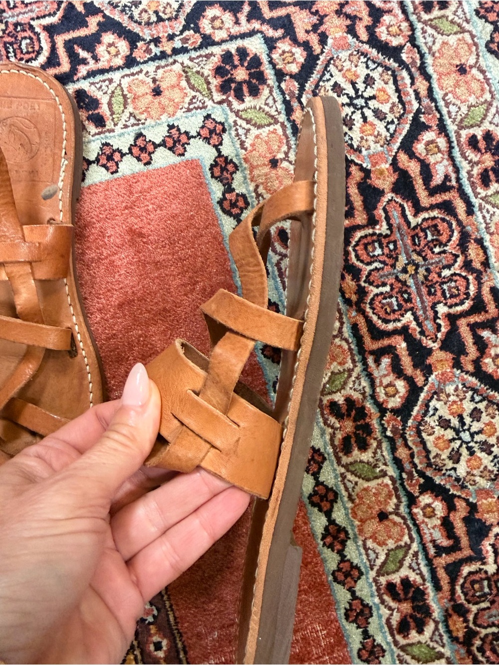 Melissinos The Poet Greek Strappy Leather Sandals Size 8 - Picture 6 of 8